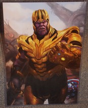 Avengers Thanos Glossy Art Print 11 x 17 In Hard Plastic Sleeve - £19.69 GBP