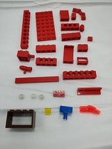 Lot Of (20) Vintage Red Lego Bits And Pieces With Extras - $8.90