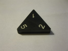 1985 Tri-ominoes Board Game Piece: Triangle # 1-2-5 - £0.78 GBP