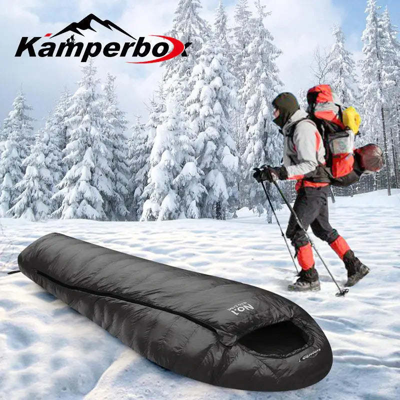 Primary image for Lightweight Winter Synthetic Sleeping Bag - Perfect for Winter Camping Adventure