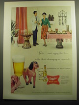 1958 Miller High Life Beer Ad - Taste.. and enjoy the beer - £14.54 GBP