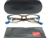Ray-Ban Eyeglasses Frames RB5150 5490 Brown Blue Rectangular Full Rim 48... - $98.99