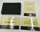 2008 Hyundai Sonata Owners Manual Case Handbook Set with Case OEM H02B29005 - £14.11 GBP