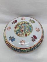 Vintage Chinese Dragon Porcelain Saucer Dish 3&quot; - €25,72 EUR