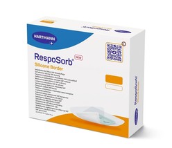 Resposorb Silicone Border (Zetuvit Plus) Sterile 17.5cm x 17.5cm x 10 - £79.94 GBP