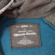 Urban Pipeline The Ultimate Hoodie Men's Teal & Gray Full Zip Sweatshirt Size S image 3