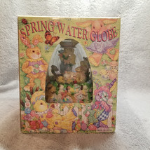 6&quot; Easter Egg Water Globe Bunny Rabbit - Musical Egg - Easter Parade - NEW! - £15.89 GBP