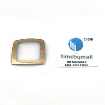 FOR RADO 538.0434.3 Watch Replacement Part GOLD Glass Crystal Spare Part C105B - £25.69 GBP