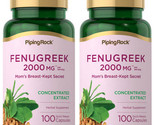 FENUGREEK EXTRACT 200 Capsules 2 BOTTLES 2000 mg - £21.75 GBP