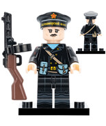 WWII Soviet Naval Infantry Commander with Pistol 1pc Minifigure - $5.99