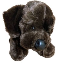 Ganz Webkinz Chocolate Brown Lab Puppy 10” Long Plush Stuffed Animal No ... - £7.41 GBP