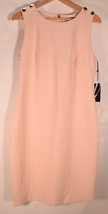 Tommy Hilfiger Sleeveless Shift Dress Womens Pave Pink Blush 10 NWT - $55.44