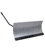 vidaXL Snow Shield For Lawnmower Silver Powder-coated steel, rubber Medium - $381.88 CAD