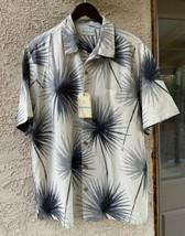 $80 Caribbean Pure Silk Men’s Short-Sleeve Button-Down Resort Shirt Sz L *Nwt* - £25.29 GBP