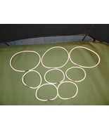 8 QTY BUNGEE CORD CORDS MINIATURE RING ELASTIC TIES 4 INCH AND 7 INCH RO... - $23.33 CAD