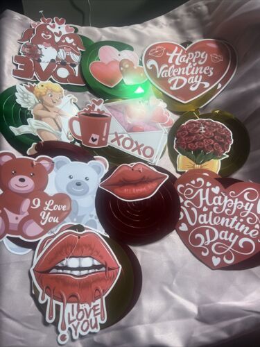 Valentine’s Day Banner Decorations 10 Different Designs Two Of Each - $15.72