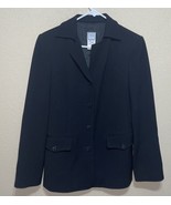 Herve Leger PARIS BLACK 4 BUTTON Blazer Jacket TOP SZ US 8 NEW - $609.92 CAD