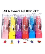 Beauty Treats Fruity Fruit Flavored Aloe Vitamin E Lip Balm 6 PCS Set - $10.81 CAD