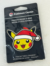 Pokemon Center - Pikachu Pokémon Holiday Brass Christmas Ornament 2&quot; San... - $92.13 MXN