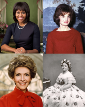 Full Set Of All 51 First Ladies Of The United States 8X10 Photograph Reprints - £197.53 GBP