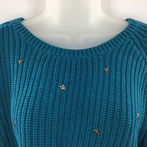 Wildfox Womens Blue Beaming Star Ericka Open Back Sweater Choose Size  - £25.42 GBP