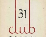 31 Club Dinner Menu 31 Johnson Park Buffalo New York 1960&#39;s - £41.95 GBP