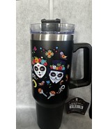 Travel Tumbler With Handle And straw 30oz Day Of The Dead - $351.24 MXN