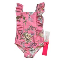 Seafolly Pink Ruffle One Piece Swimsuit Size 2 New - £21.98 GBP