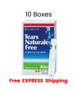 10 Boxes ALCON TEARS NATURALE FREE 32 Vial 0.8ml LUBRICANT EYE DROPS REL... - $224.24