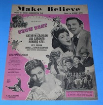 Show Boat Sheet Music Make Believe Vintage Howard Keel Ava Gardner T.B. Harms - £15.72 GBP