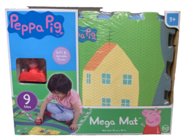 Peppa Pig Mega Mat with Vehicle 9 Tiles - £13.99 GBP