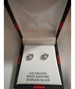 3 CT.T.W. Lab-Created White Sapphire Rounf Stud Earrings in Sterling Silver - $19.95