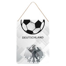 Germany Fan&#39;s Soccer Decorative Metal Sign 2023 FIFA Women&#39;s World Cup - £14.87 GBP+