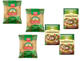 Makfa Pasta  BESHBARMAK  Halal 3 PAC x 400G Seasoning Magia Vostoka БЕШБАРМАК RF - £12.44 GBP