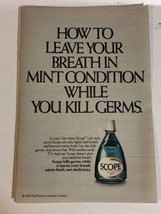 1979 Scope Mouthwash Vintage Print Ad Advertisement pa16 - £5.16 GBP