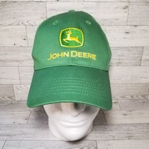 John Deere Authentic Concap Sportswear Green Snapback Adjustable One Size Hat - £6.37 GBP