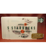Lot of 6 Starbucks, 2017 SEATTLE WASH. EST. 1971 Gift Cards New with Tags - $411.32 MXN