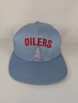 Vintage Houston Oilers Hat  Baby Blue Oilers Football NFL Snap Back AJD ... - £23.97 GBP