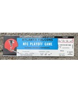1978 Atlanta Falcons Playoff Ticket, Full - $88.11