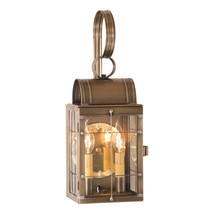 Irvin&#39;s Country Tinware Double Wall Lantern in Weathered Brass - £268.40 GBP