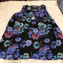 Jessica London Women&#39;s Plus Size 22W Floral Print Tunic Scoop Neck - $313.52 MXN