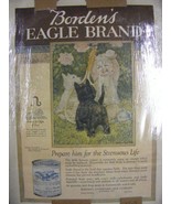 1909 Bordon&#39;s Eagle Brand Milk Ad - $278.32 MXN