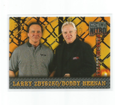 LARRY ZBYSZKO/BOBBY HEENAN 1999 TOPPS WCW/NWO NITRO PERSONALITIES CARD #70 - £3.92 GBP