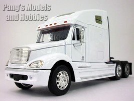 Freightliner Columbia Extended Cab - WHITE - Semi Truck 1/32 Scale Diecast Model - £31.64 GBP