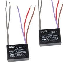 2x Motor Capacitors 4.7uf+6uf+6uf 5-Wire CBB61 for Harbor Breeze Ceiling Fan - £18.37 GBP