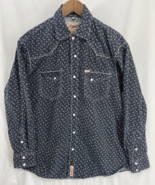 Rafter C Men&#39;s Western Button-Up Long Sleeve Shirt Size Large 100% Cotton - $32.57 CAD