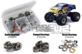 RCScrewZ Metal Shielded Bearings tam011b for Tamiya TXT-1 Monster Truck #58280 - $46.93