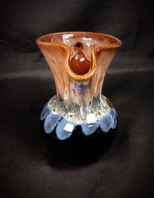 Pitcher "Savines les Lacs" Genuine High-Fired Flame Glazed Stoneware - 2Y210 Item image 3