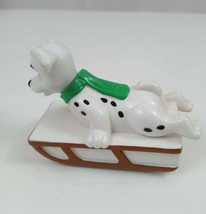 2000 McDonalds/Disney 102 Dalmatians #6: Dog On White Sled Toy - £2.31 GBP