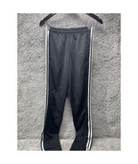 Adidas Men&#39;s Pants Primegreen Size Small Athletic Wear Black &amp; White Zipper - £11.93 GBP